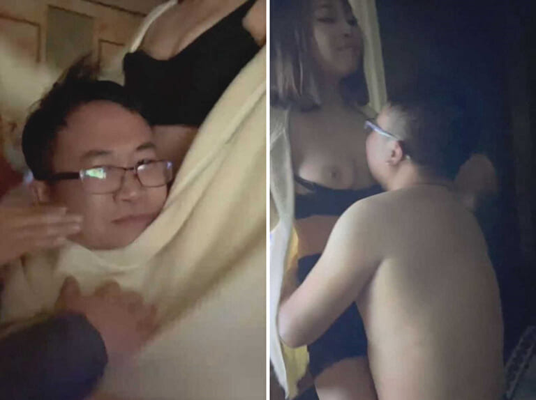 【エロ注意】セクキャバで大暴れしたおっさん、無修正で晒されてしまうｗｗｗｗｗ（動画あり）
