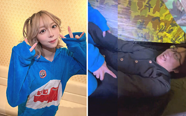 トー横で有名な美女、テントを張って男性とセ○クスしてしまう・・・（動画あり）