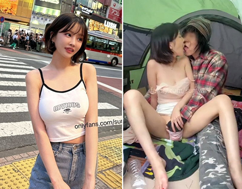 【衝撃】 渋谷で話題になった韓国人美女、ホームレスとセ○クスしてる動画が流出…