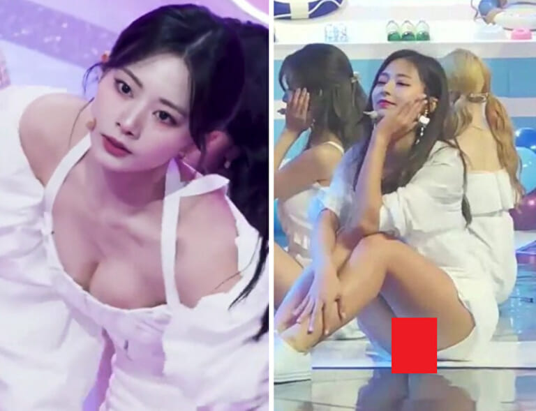 TWICEツウィ、あと数ミリでマ○コが見えると話題に（動画あり）