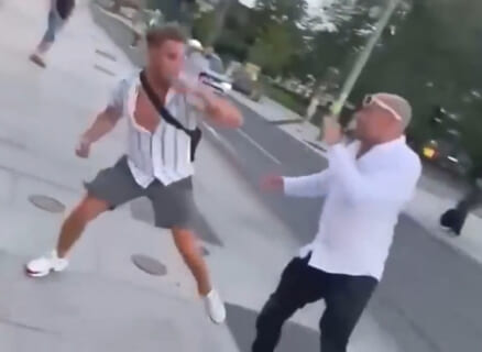 【衝撃映像】ボクシング習ってるヤンキー、路上喧嘩した相手が ”プロボクサー” だった結果ｗｗｗ