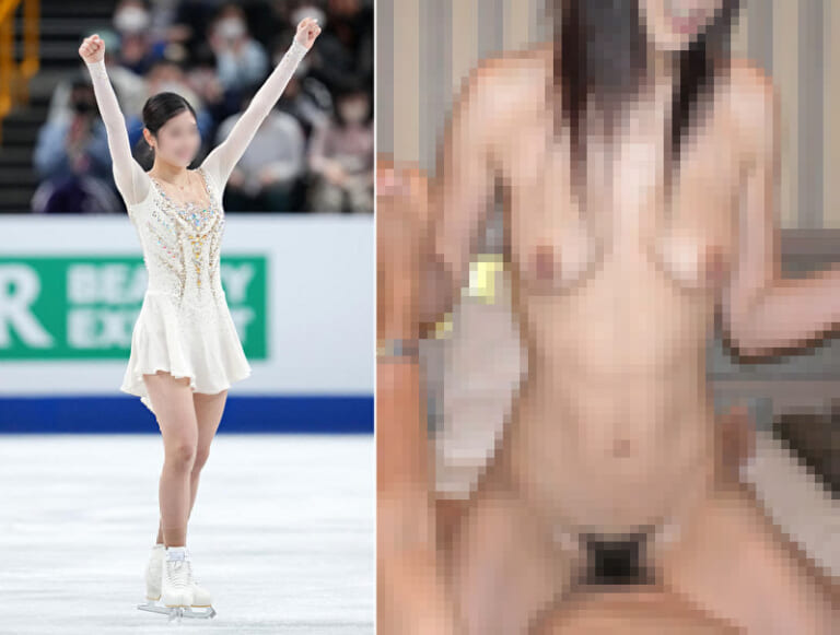 【衝撃】女子フィギュアスケート選手（19歳）の「選手村でのセ○クス動画」流出…騎乗位上手すぎだろ…