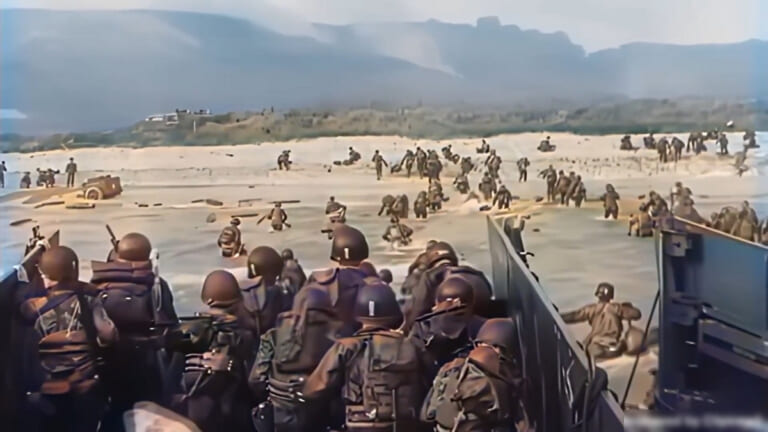 【閲覧注意】第二次世界大戦の映像がカラー化されるも、そこに映っていたものがヤバイと話題に