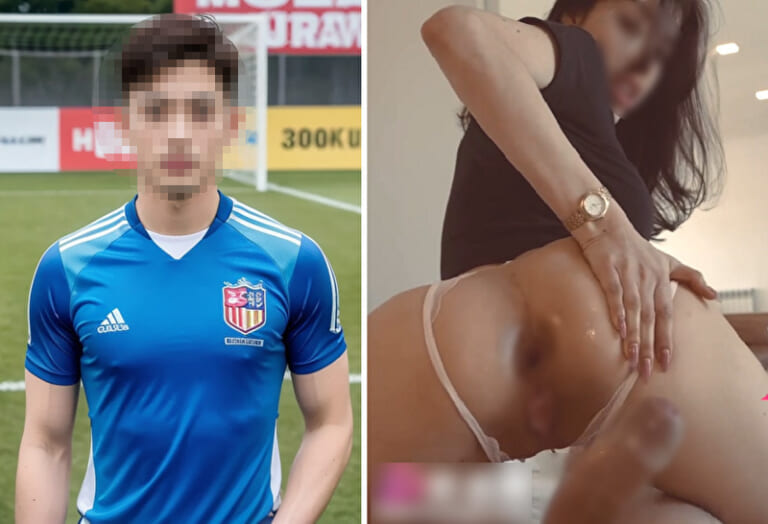 【衝撃】超有名サッカー選手の浮気セ○クス動画が流出。こんなエロい女に誘惑されて断れる男いないだろ…