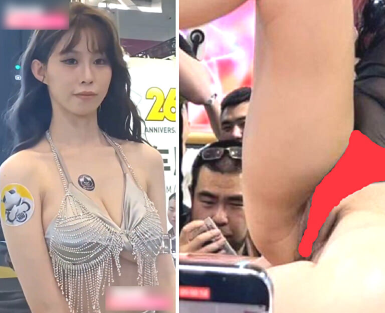 【エロ注意】モーターショーに行く男の9割、「この無修正マ○コ」でヌキまくる…（画像あり）