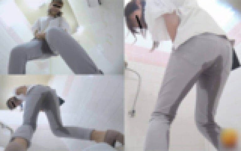 【ﾋﾞｼｮﾋﾞｼｮ】大学でエロい事してるカップル → 女のズボンがヤバい事になっててワロタ