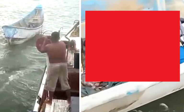 【閲覧注意】漁師「今まで多くの不審船を見たが、一番ヤバかったのがコレ」（動画あり）