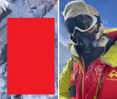 【閲覧注意】登山家「エベレスト山の頂上で、見てはいけないものを見てしまった…」⇒ パシャ