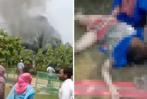 【閲覧注意】中国製戦闘機が大学に墜落 ⇒ 学生19人が死亡した現場がヤバすぎる（動画あり）