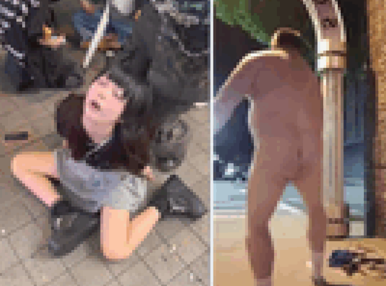 【動画】街中でイク少女たち、オ○ニーするおっさん…最新のトー横界隈がヤバすぎる