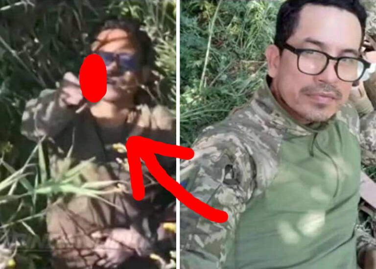 【閲覧注意】負傷した兵士、ロシア軍のドローンに ”見せてはいけないもの” を見せてしまった結果…（動画）