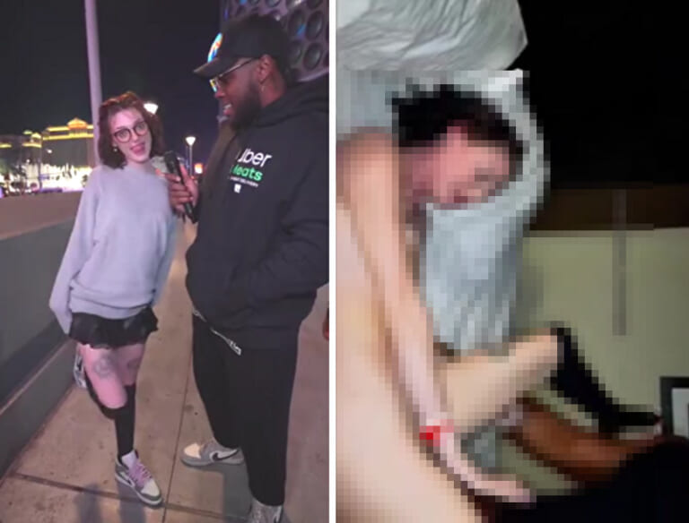 YouTuberに街頭インタビューされた女の子、セ○クス動画まで晒されてしまうｗｗｗ
