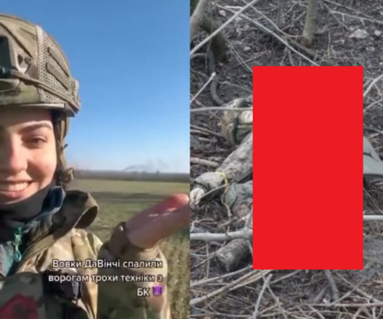 【閲覧注意】ウクライナの美少女兵士、戦場で「たった1日でこうなる」とか嘘だと言ってくれ…