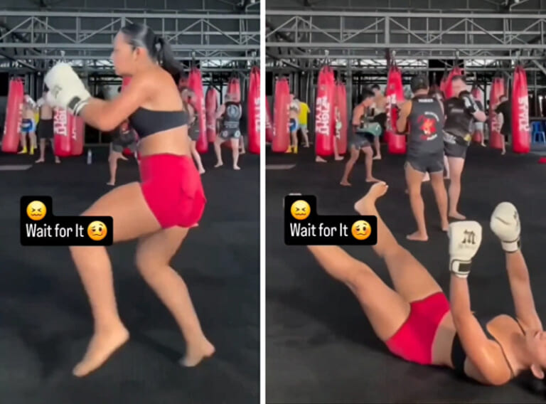 【衝撃映像】女子格闘家、男性トレーナーに痙攣イキさせられてしまう…酷すぎだろ…