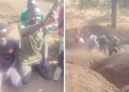 【閲覧注意】テロリストの「逃げられた奴だけが生き残れる殺人ゲーム」、こうなる（動画あり）