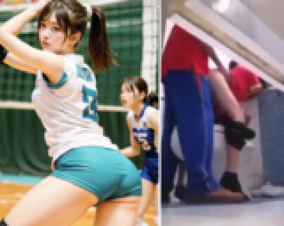 【ガチ動画】バレーボールの大会で、トイレでセ○クスしてる女子大生が撮影されるｗｗｗｗｗｗ