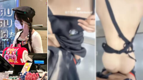 【動画】裏垢で店内セ○クスしまくってるスタバお姉さん、勤務中っぽくて草なんだがｗｗｗ