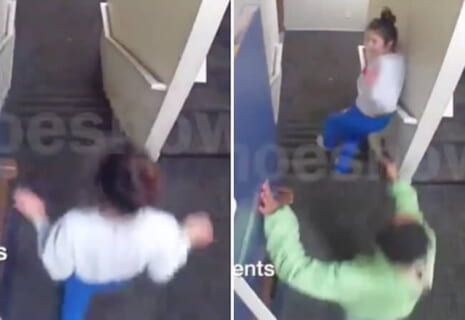 【閲覧注意】白人女性、黒人女性に喧嘩を売ってはいけなかった・・・（動画あり）