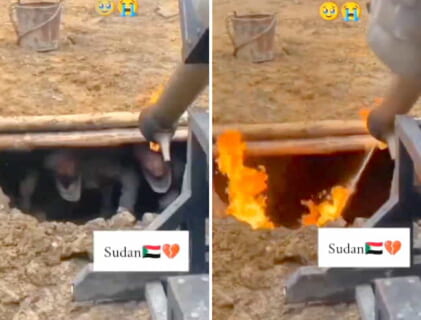 【閲覧注意】スーダン内戦の実態…穴に追い込んだ一般市民の ”処理方法” がヤバすぎる（動画あり）