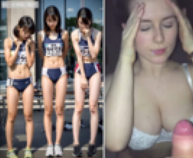 【ガチ素人】女子大生・陸上選手（19歳）、エロすぎる手コキ射精動画が流出してしまう