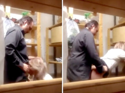 【動画】パートの人妻さん、夫の稼ぎが少ないせいで倉庫で上司の性奴隷になるハメに…