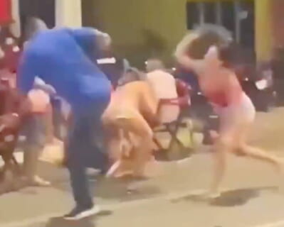 【閲覧注意】女「武器を持てば男に勝てるでしょｗ」⇒ 一瞬で現実を思い知らされる（動画あり）