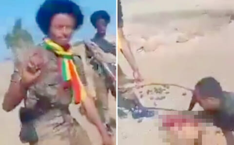 【閲覧注意】エチオピア軍、テロリストと間違われた民間人を生きたまま解体してしまう（動画あり）