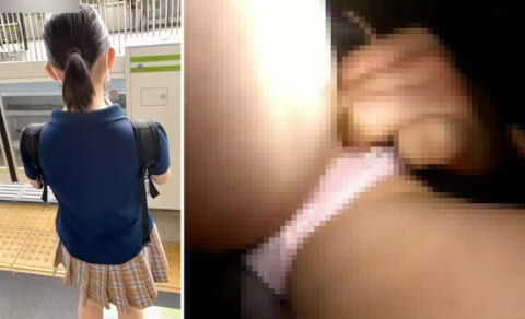 【ガチ】日本の電車内で女子生徒が射精される痴漢動画、海外で出回り話題に…