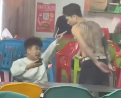 【衝撃映像】彼女の前でイキったDQN、喧嘩売った相手がヤクザだった結果