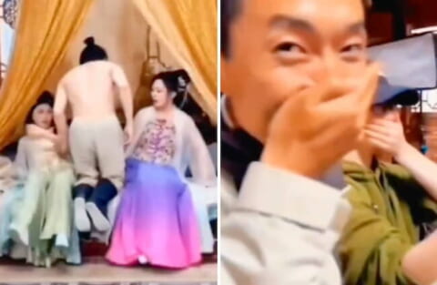 【動画】映画俳優♂「う…！ﾋﾞｭﾙ」⇒ 濡れ場シーンでガチ射精してしまう瞬間ｗｗｗ