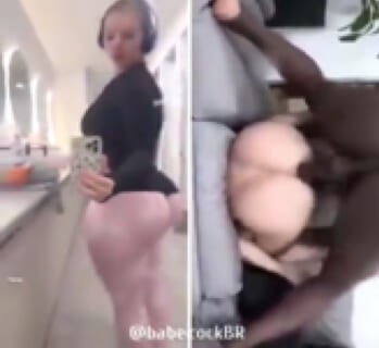 【動画】Xで ”エロすぎるお尻” を自慢した白人女性、一晩で黒人にア●ル破壊されてしまう