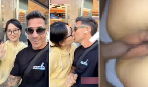 【ハメ撮り】アルゼンチンからの旅行者に声を掛けられた女子、一瞬でチ●ポ挿れられるｗｗｗ