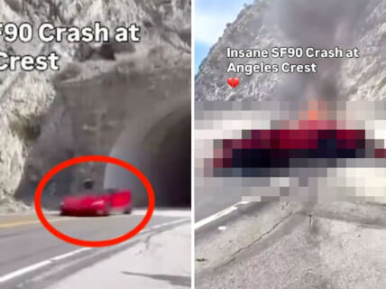 【閲覧注意】誰もが知る有名ゲームの開発者が高級車でDQN運転して死ぬ瞬間…（動画あり）