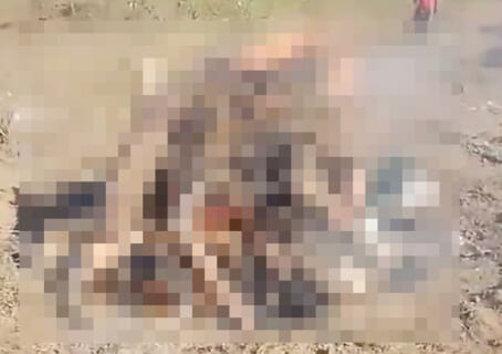 【閲覧注意】ミャンマー軍が捕らえた男女、「地獄のオブジェ」みたいになって見つかる（動画あり）