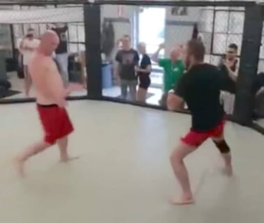 【衝撃映像】挑発しまくる喧嘩自慢のDQNがプロ格闘家を本気にさせた結果ｗｗｗ