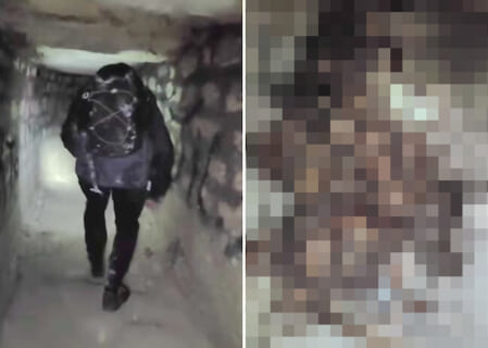 【閲覧注意】パリにある「立入禁止の死の迷宮」、入ったらヤバすぎる光景が広がってた（動画あり）