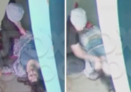 【閲覧注意】このアパートの監視カメラ、女が男にめちゃくちゃにヤられる様子を録画してしまう