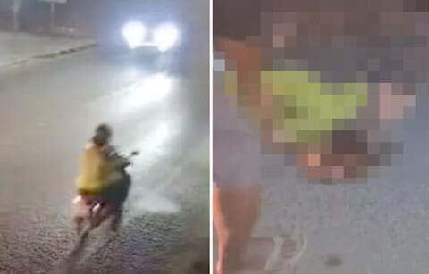 【閲覧注意】無謀運転でトラックに突っ込んだ女性ライダー、頭が破裂してしまう（動画あり）