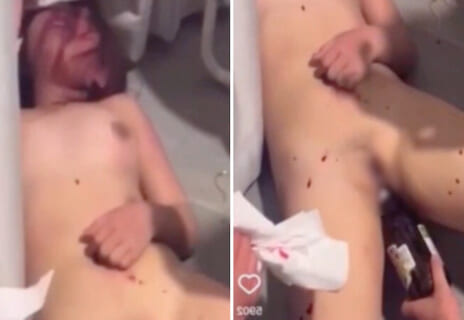 【衝撃映像】ヤリマン女子生徒が他の女子達に裸にされ「マ○コ拷問」を受けている動画がスゴイ…