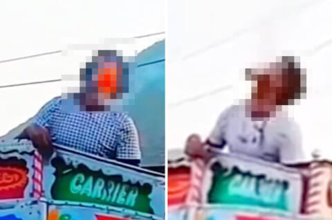 【閲覧注意】高圧線に触れてしまった人間、顔面がスライドして落ちる瞬間がヤバすぎ…（動画あり）