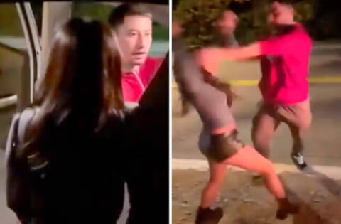 【衝撃映像】アジア人女性、アメリカでタクシー運転手に喧嘩を売った結果、容赦なくこうなるｗｗｗ