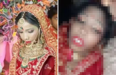 【閲覧注意】結婚式が葬式に…幸せ絶頂の花嫁、乱入してきた元カレに殺される…（動画あり）