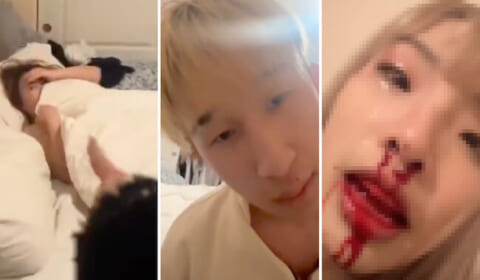 【閲覧注意】彼氏の浮気現場に突撃した女の子、逆に半殺しにされビルから突き落とされる（動画あり）