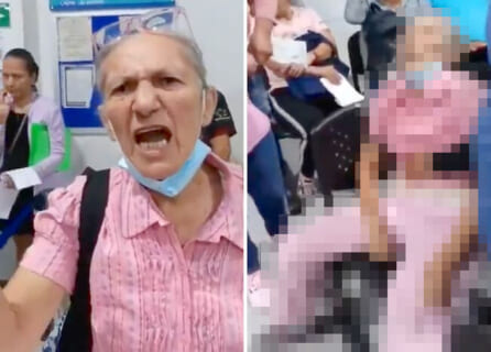 【閲覧注意】TV番組のインタビューを受けた抗議デモの女、怒りのあまりカメラの前で憤死する