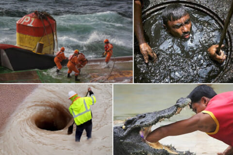 【閲覧注意】世界で最も危険な仕事がヤバすぎる。1週間に1人はこうやって人が死んでいく