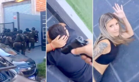 【閲覧注意】警官隊が半グレのアジトに突撃 ⇒ 銃撃戦 ⇒ 1人死亡の一部始終が凄すぎる（動画あり）