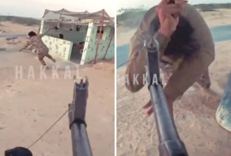 【閲覧注意】銃乱射事件の犯人の目線カメラ映像、次々に射殺していく一部始終がヤバい