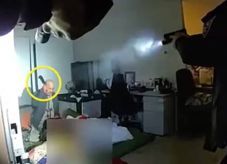 【閲覧注意】昨日米警察が公開した「家族を惨殺中のサイコパス夫」の動画がガチで怖い…