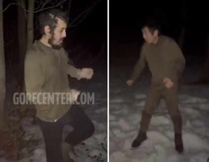 【衝撃映像】戦争してる国で徴兵を拒否した陰キャ2人、殺し合いさせられる・・・・・