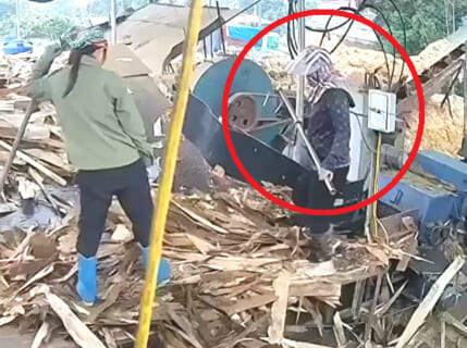 【閲覧注意】工場の女性作業員、ガチで世界一怖い死に方する…（動画あり）